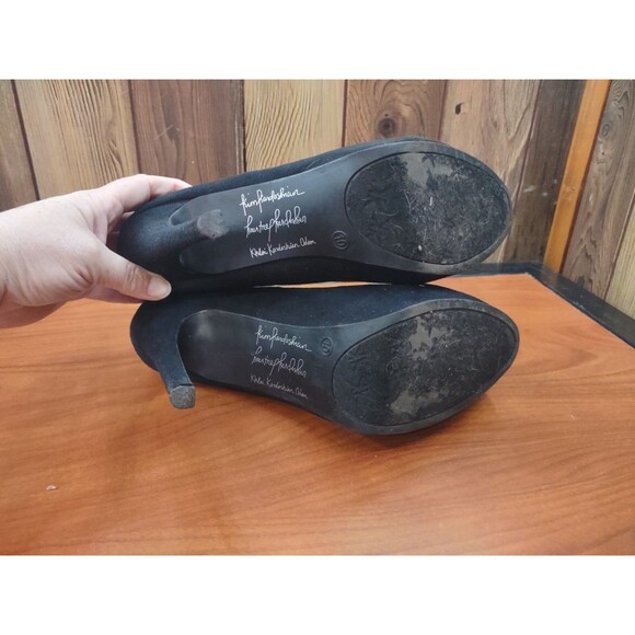 Kardashian Kollection Black Stiletto Heels Women's 10m - Picture 5 of 7